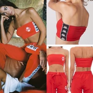 Nwt Kappa Bandeau Top shadow hill tube crop m
